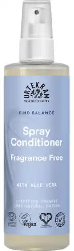 De Online Drogist Urtekram Spray Conditoner Fragrance Free Aloë vera aanbieding