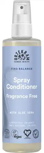 De Online Drogist Urtekram Spray Conditoner Fragrance Free Aloë vera aanbieding