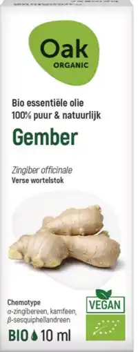 De Online Drogist Oak Organic Gember Olie aanbieding
