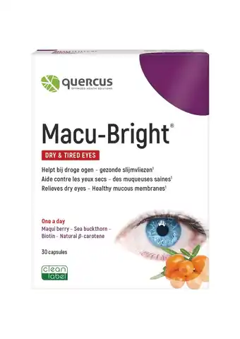 De Online Drogist Quercus Macu-Bright Capsules aanbieding