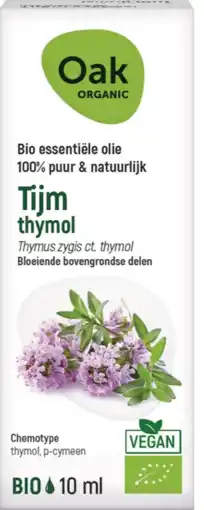 De Online Drogist Oak Organic Tijm Thymol Olie aanbieding