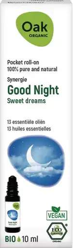 De Online Drogist Oak Organic Good Night Pcket Roll-On aanbieding