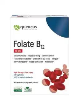 De Online Drogist Quercus Folate B12 Tabletten aanbieding