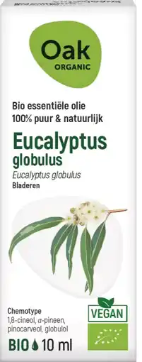 De Online Drogist Oak Organic Eucalyptus Globulus Olie aanbieding