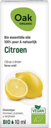 De Online Drogist Oak Organic Citroen Olie aanbieding