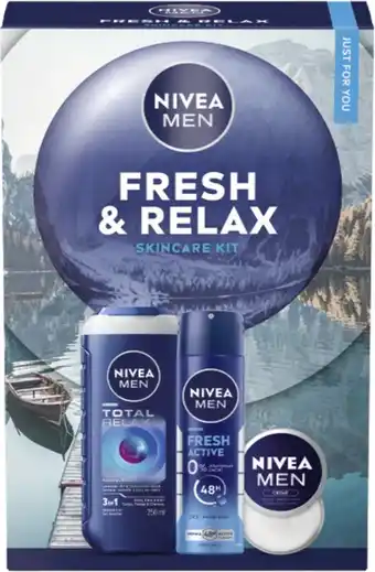 De Online Drogist Nivea Men Fresh & Relax Skincare Kit aanbieding