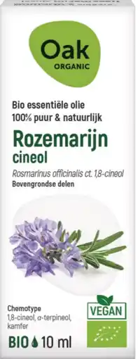 De Online Drogist Oak Organic Rozemarijn Cineol Olie aanbieding