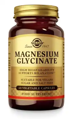 De Online Drogist Solgar Magnesium Glycinate Capsules aanbieding