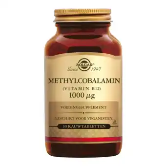 De Online Drogist Solgar Methylcobalamin 1000 µg Kauwtabletten aanbieding