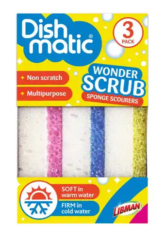 De Online Drogist Dishmatic Wonder Scrub Schuursponzen aanbieding