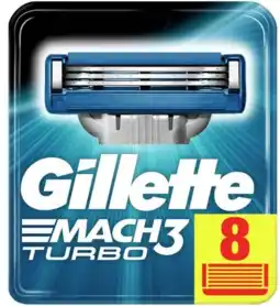 De Online Drogist Gillette Mach3 Turbo Scheermesjes aanbieding