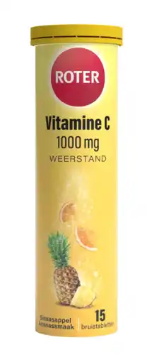 De Online Drogist Roter Vitamine C Bruis Sinaasappel-Ananas 1000mg aanbieding