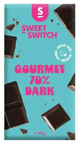 De Online Drogist Sweet-Switch Gourmet 70% Dark Chocolate aanbieding
