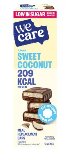 De Online Drogist WeCare Reep Sweet Coconut aanbieding
