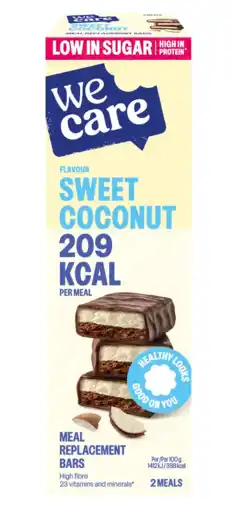 De Online Drogist WeCare Reep Sweet Coconut aanbieding