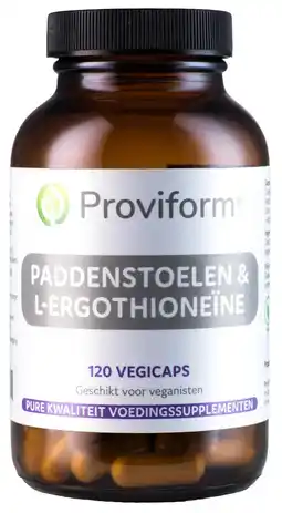 De Online Drogist Proviform Paddenstoelen & L-Ergothioneïne Capsules aanbieding
