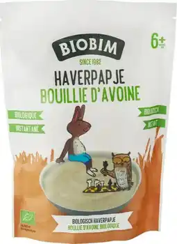 De Online Drogist Biobim Biologisch Haverpapje 6+M aanbieding