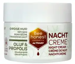 De Online Drogist Bee Honest Olijf & Propolis Nachtcrème aanbieding
