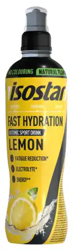 De Online Drogist Isostar Fast Hydration Isotonic Sport Drink Lemon aanbieding