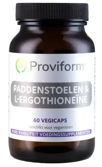De Online Drogist Proviform Paddenstoelen & L-Ergothioneïne Capsules aanbieding