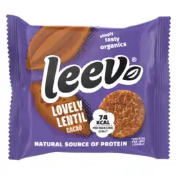 De Online Drogist Leev Bio Lovely Lentil Cacao Cakes Multipack aanbieding