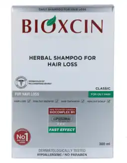De Online Drogist Bioxcin Shampoo Vet Haar aanbieding