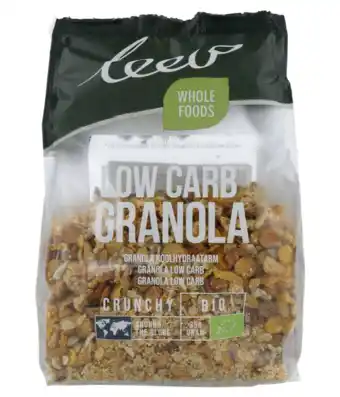 De Online Drogist Leev Lowcarb Granola aanbieding