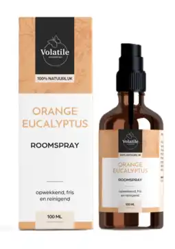De Online Drogist Volatile Orange Eucalyptus Roomspray aanbieding