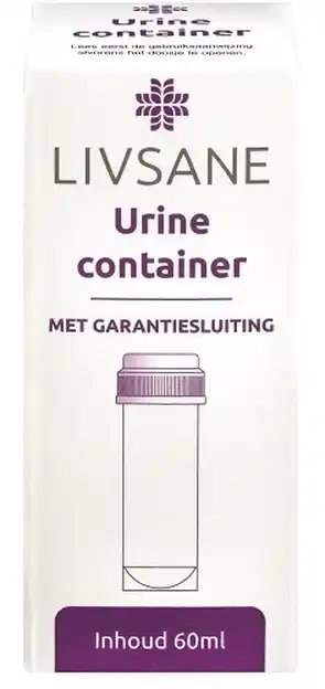 De Online Drogist Livsane Urine Container 60ml aanbieding