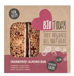 De Online Drogist BioToday Cranberry-Almond Bar aanbieding