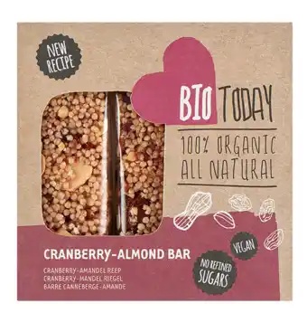 De Online Drogist BioToday Cranberry-Almond Bar aanbieding