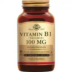 De Online Drogist Solgar Vitamine B-1 100 mg Capsules aanbieding