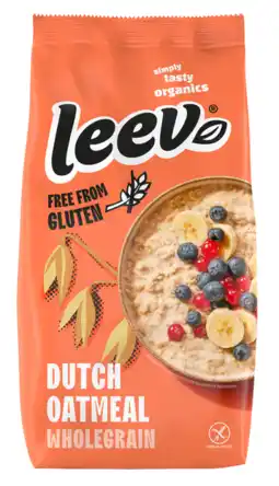 De Online Drogist Leev Dutch Oatmeal Wholegrain aanbieding