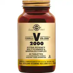 De Online Drogist Solgar VM-2000 Multivitamine Tabletten aanbieding
