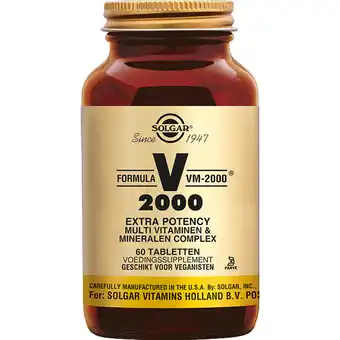 De Online Drogist Solgar VM-2000 Multivitamine Tabletten aanbieding
