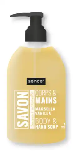 De Online Drogist Sence Marsella Vanilla Body & Hand Soap aanbieding