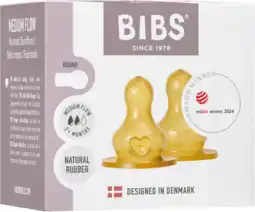 De Online Drogist BIBS Medium Flow 2+ Maanden Flessenspenen aanbieding