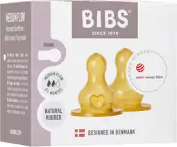 De Online Drogist BIBS Medium Flow 2+ Maanden Flessenspenen aanbieding