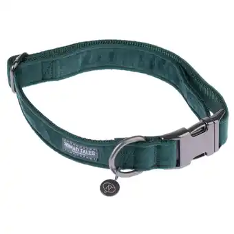 Zooplus Halsband Nomad Tales Blush emerald - groen - Maat M: 34 - 55 cm Halsomvang, B 20 mm aanbieding