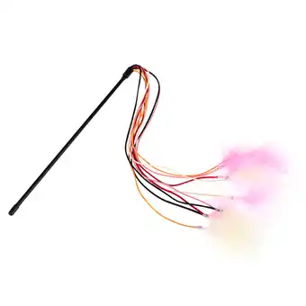 Zooplus TIAKI Kattenhengel met touwtjes & veren Speelgoed aanbieding