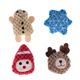 Zooplus TIAKI Kerst kattenspeeltje set van 4 aanbieding