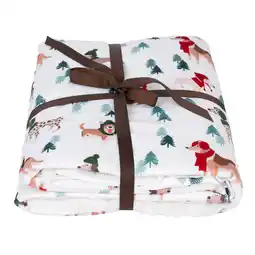 Zooplus TIAKI deken Grappige Winterhonden 150x130cm aanbieding