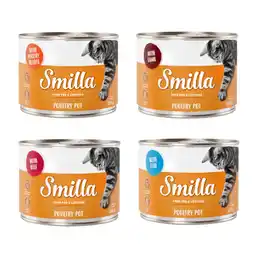 Zooplus 6x200g (4 Smaken) Smilla Gevogeltepannetje Kattenvoer aanbieding