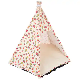 Zooplus TIAKI dierengrot tropische tipi ca. Ø65x75cm kat hond aanbieding