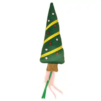 Zooplus TIAKI kattenspeelgoed kerstboom L 42 x B 10 x H 5 cm aanbieding