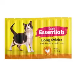 Zooplus Smilla Essentiële Sticks - Gevogelte & Lever (10 x 5 g) aanbieding