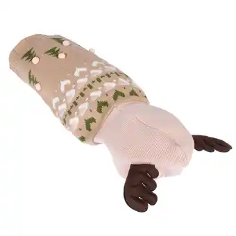 Zooplus TIAKI gezellige rendiertrui maat M: ca. 30cm ruglengte hond aanbieding