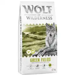 Zooplus Wolf of Wilderness Senior Green Fields Lam - graanvrij - Dubbelpak: 2 x 12 kg Nieuw Recept aanbieding