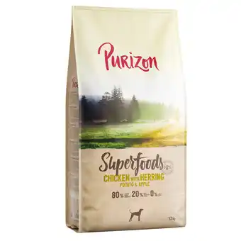 Zooplus Purizon Superfoods kip met haring, aardappelen en appels - 12 kg aanbieding