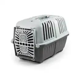 Zooplus Lionto transportbox van kunststof, antraciet 31,5x48x33cm hond aanbieding